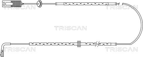 Triscan 8115 17002 - Сигналізатор, знос гальмівних колодок autozip.com.ua