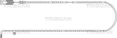Triscan 8115 17010 - Сигналізатор, знос гальмівних колодок autozip.com.ua