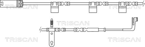 Triscan 8115 17013 - Сигналізатор, знос гальмівних колодок autozip.com.ua