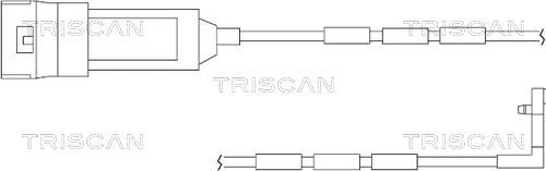 Triscan 8115 24009 - Сигналізатор, знос гальмівних колодок autozip.com.ua