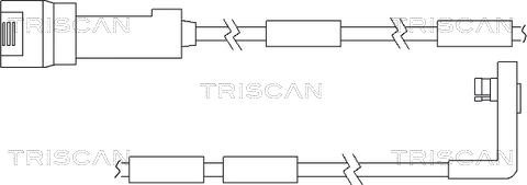 Triscan 8115 24008 - Сигналізатор, знос гальмівних колодок autozip.com.ua