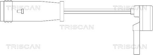 Triscan 8115 23011 - Сигналізатор, знос гальмівних колодок autozip.com.ua