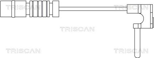 Triscan 8115 23002 - Сигналізатор, знос гальмівних колодок autozip.com.ua