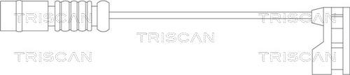 Triscan 8115 23018 - Сигналізатор, знос гальмівних колодок autozip.com.ua