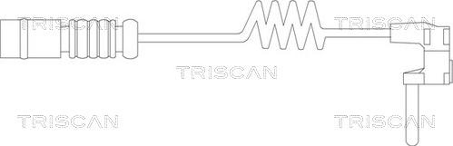 Triscan 8115 23013 - Сигналізатор, знос гальмівних колодок autozip.com.ua