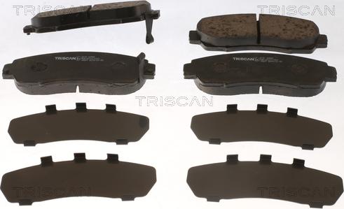 Triscan 8110 40980 - Гальмівні колодки, дискові гальма autozip.com.ua