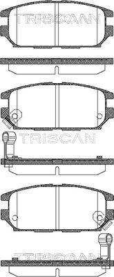 Triscan 8110 42014 - Гальмівні колодки, дискові гальма autozip.com.ua