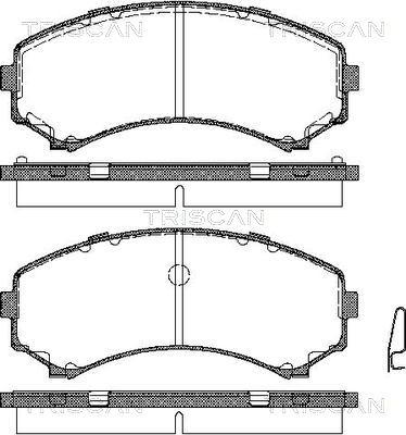 OEMparts MR977345 - Гальмівні колодки, дискові гальма autozip.com.ua