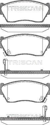 Triscan 8110 14029 - Гальмівні колодки, дискові гальма autozip.com.ua
