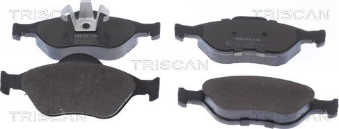 Triscan 8110 16008 - Гальмівні колодки, дискові гальма autozip.com.ua
