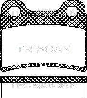 Triscan 8110 16165 - Гальмівні колодки, дискові гальма autozip.com.ua