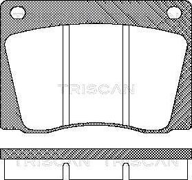 HELLA T0244 - Гальмівні колодки, дискові гальма autozip.com.ua