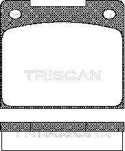 Triscan 8110 10424 - Гальмівні колодки, дискові гальма autozip.com.ua