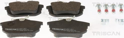 Triscan 8110 10511 - Гальмівні колодки, дискові гальма autozip.com.ua