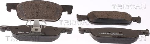 Triscan 8110 10610 - Гальмівні колодки, дискові гальма autozip.com.ua