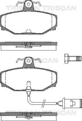 BENDIX 571396 - Гальмівні колодки, дискові гальма autozip.com.ua