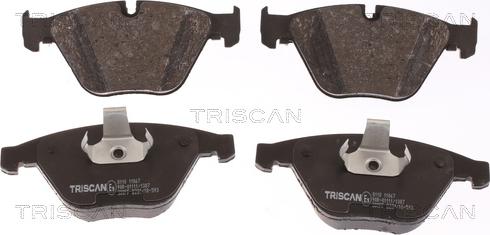 Triscan 8110 11067 - Гальмівні колодки, дискові гальма autozip.com.ua