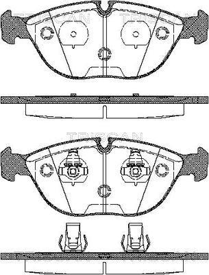 Japanparts JPA-921AF - Гальмівні колодки, дискові гальма autozip.com.ua