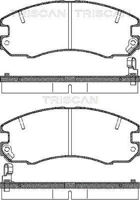 Japanparts JPA-252AF - Гальмівні колодки, дискові гальма autozip.com.ua