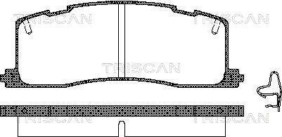 Roulunds Rubber 645081 - Гальмівні колодки, дискові гальма autozip.com.ua