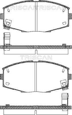 FOMAR Friction FO644581 - Гальмівні колодки, дискові гальма autozip.com.ua