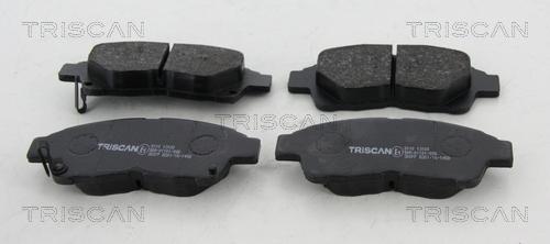 Triscan 8110 13100 - Гальмівні колодки, дискові гальма autozip.com.ua