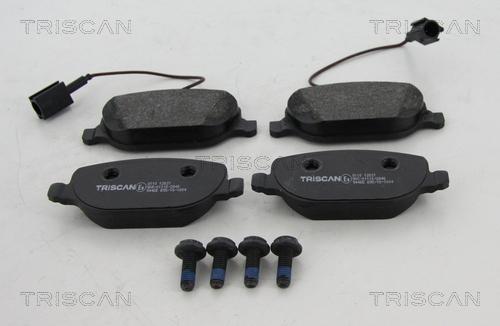 Triscan 8110 12021 - Гальмівні колодки, дискові гальма autozip.com.ua