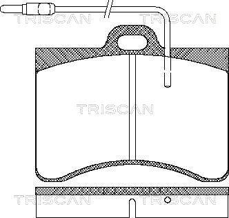 Valeo 540686 - Гальмівні колодки, дискові гальма autozip.com.ua