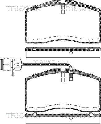 GMC 2377301 - Гальмівні колодки, дискові гальма autozip.com.ua