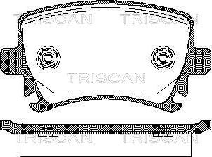 Triscan 8110 29052 - Гальмівні колодки, дискові гальма autozip.com.ua