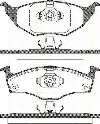 Magneti Marelli PF0536 - Гальмівні колодки, дискові гальма autozip.com.ua