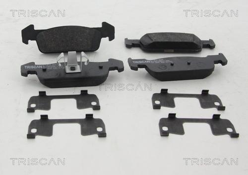 Triscan 8110 25045 - Гальмівні колодки, дискові гальма autozip.com.ua