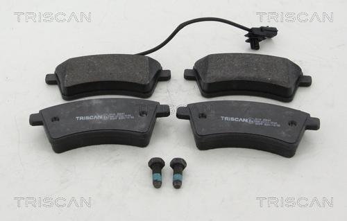 Triscan 8110 25043 - Гальмівні колодки, дискові гальма autozip.com.ua