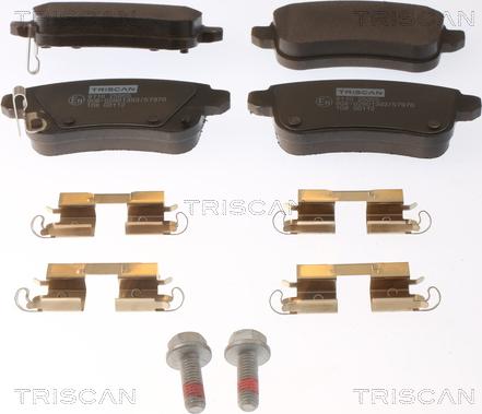 Triscan 8110 25055 - Гальмівні колодки, дискові гальма autozip.com.ua