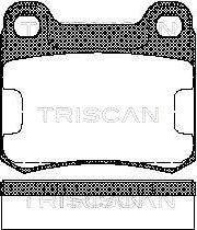 Triscan 8110 23995 - Гальмівні колодки, дискові гальма autozip.com.ua