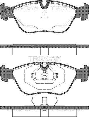 Triscan 8110 27175 - Гальмівні колодки, дискові гальма autozip.com.ua