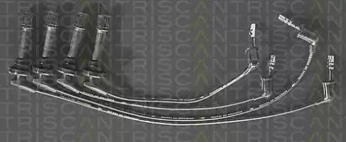 Triscan 8860 7147 - Комплект проводів запалювання autozip.com.ua
