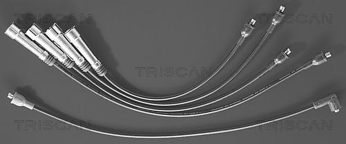 Triscan 8860 7244 - Комплект проводів запалювання autozip.com.ua