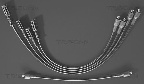 Triscan 8860 7265 - Комплект проводів запалювання autozip.com.ua