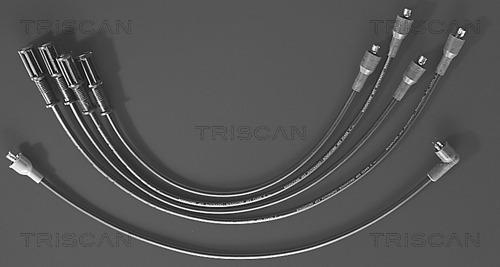 Triscan 8860 7260 - Комплект проводів запалювання autozip.com.ua