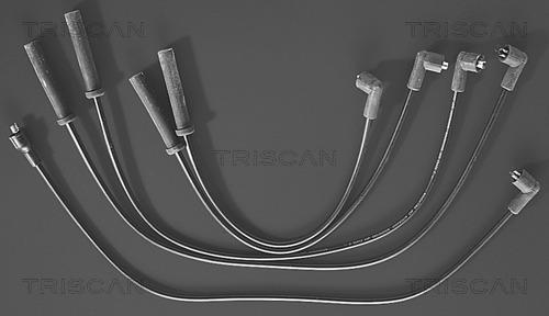 Triscan 8860 7221 - Комплект проводів запалювання autozip.com.ua