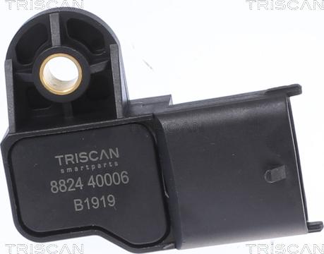 Triscan 8824 40006 - Датчик, тиск у впускний трубі autozip.com.ua