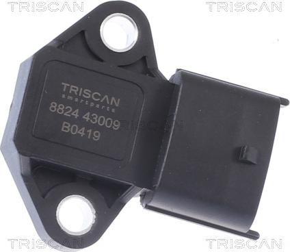 Triscan 8824 43009 - Датчик, тиск у впускний трубі autozip.com.ua
