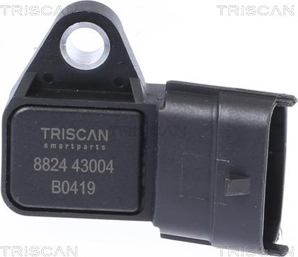 Triscan 8824 43004 - Датчик, тиск у впускний трубі autozip.com.ua