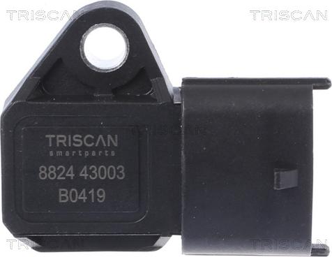 Triscan 8824 43003 - Датчик, тиск у впускний трубі autozip.com.ua