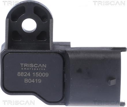 Triscan 8824 15009 - Датчик, тиск у впускний трубі autozip.com.ua