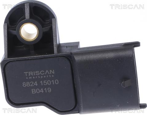 Triscan 8824 15010 - Датчик, тиск у впускний трубі autozip.com.ua