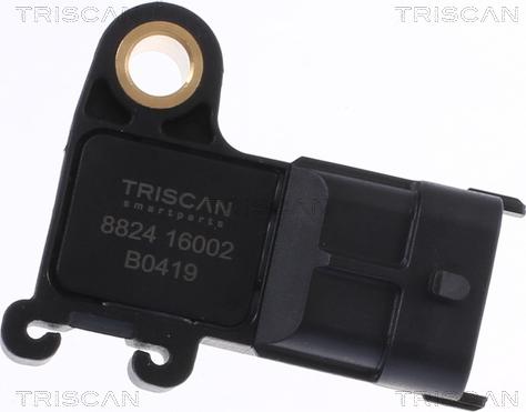 Triscan 8824 16002 - Датчик, тиск у впускний трубі autozip.com.ua