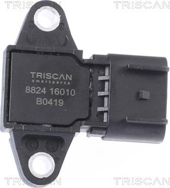 Triscan 8824 16010 - Датчик, тиск у впускний трубі autozip.com.ua