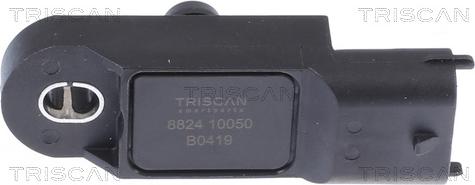 Triscan 8824 10050 - Датчик, тиск у впускний трубі autozip.com.ua